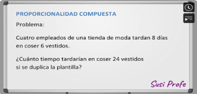 REGLA DE TRES Compuesta - Proporcionalidad